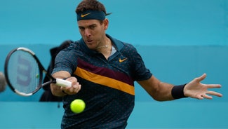 Next Story Image: Del Potro in doubt for Wimbledon after injury at Queen's